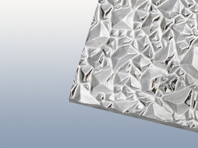 Strukturiertes Acrylglas Pyramide 6mm klar ähnlich GC28